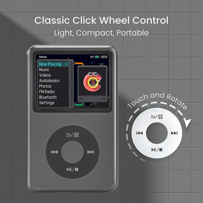 Yeo™ Classic Bluetooth MP3 Player – Portable HiFi Sound & HD Video